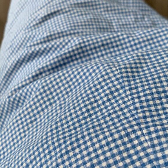 Blue Gingham Talbots pants - Picture 5 of 5